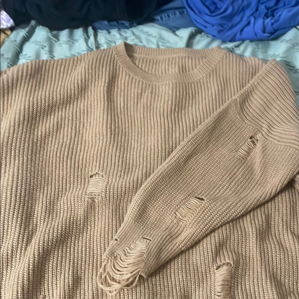 Men's Tan Sweater